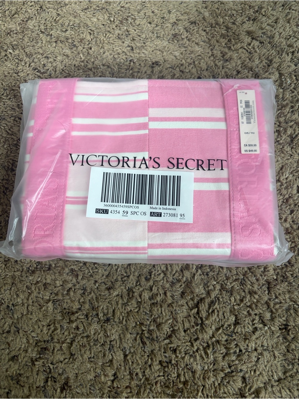 Victoria's Secret Heritage Stripe Tote